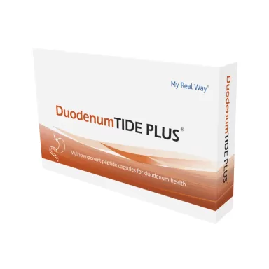 Powerful care for duodenum and intestines-Natural Peptides, Artichoke extract, Thiamine, Folic Acid, Vitamins B6 and B12 loading=