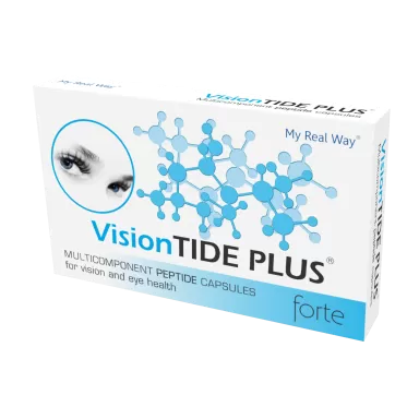 Natural peptides together with Minerals, Vitamins and Herbs to maintain the structure and functional activity of vision organs and improve eyesight loading=